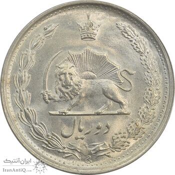 سکه 2 ریال 1343 - MS65 - محمد رضا شاه