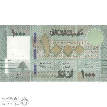اسکناس 1000 لیره 2016 جمهوری - تک - UNC63 - لبنان