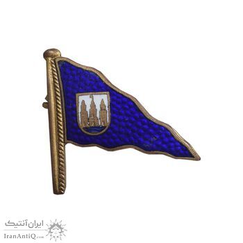 سنجاق سینه پرچم با نشان کپنهاگ - EF - دانمارک