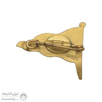 سنجاق سینه پرچم با حرف S مینا کاری - AU