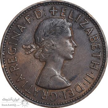 سکه 1 پنی 1967 الیزابت دوم - EF45 - انگلستان