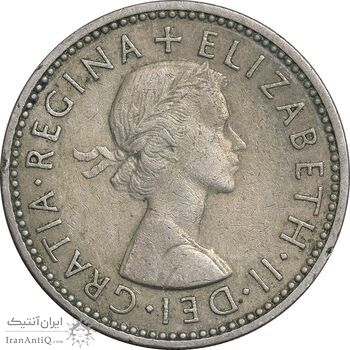 سکه 1 شیلینگ 1960 (سپر اسکاتلند) الیزابت دوم - EF40 - انگلستان