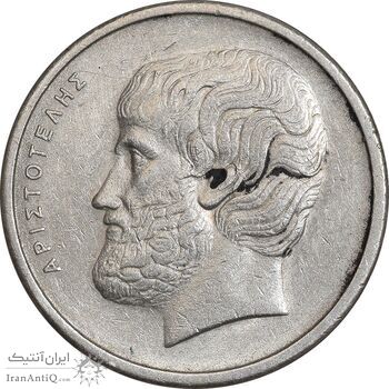 سکه 5 دراخما 1978 جمهوری سوم - AU50 - یونان سکه 5 دراخما 1978 جمهوری سوم - AU50 - یونان