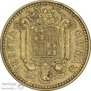سکه 1 پزتا (80)1975 خوان کارلوس یکم - EF45 - اسپانیا