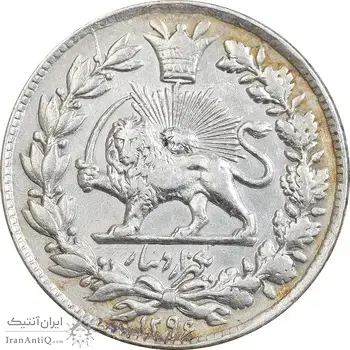 سکه 1000 دینار 1296 - AU55 - ناصرالدین شاه