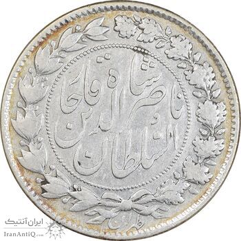 سکه 2000 دینار 1296 - EF40 - ناصرالدین شاه سکه 2000 دینار 1296 - EF40 - ناصرالدین شاه