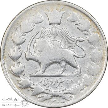 سکه 2000 دینار 1304 - VF25 - ناصرالدین شاه