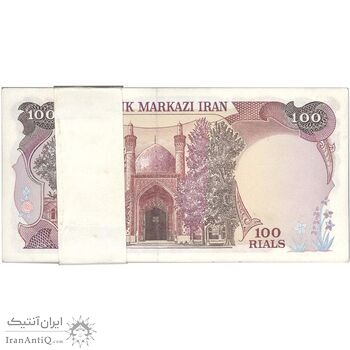 اسکناس 100 ریال (بنی صدر - نوبری) - تک - UNC - جمهوری اسلامی