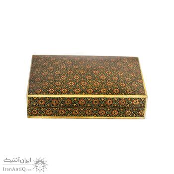 مدال صنعت 1344 - با جعبه خاتم کاری شده - EF - محمدرضا شاه