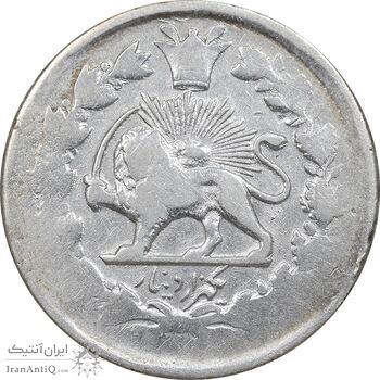 سکه 1000 دینار بدون تاریخ خطی - VF30 - مظفرالدین شاه