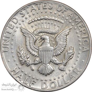 سکه نیم دلار 1974D کندی - AU58 - آمریکا