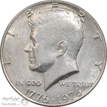 سکه نیم دلار 1976 جشن دویست سالگی کندی - AU58 - آمریکا