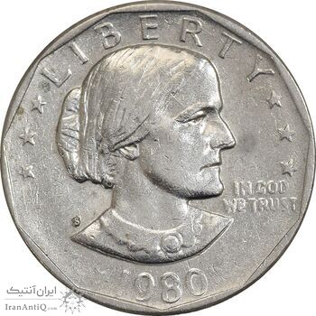 سکه یک دلار 1980S سوزان آنتونی - AU50 - آمریکا سکه یک دلار 1980S سوزان آنتونی - AU50 - آمریکا