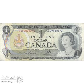 اسکناس 1 دلار 1973 الیزابت دوم - تک - VF - کانادا