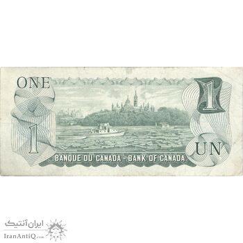 اسکناس 1 دلار 1973 الیزابت دوم - تک - VF - کانادا