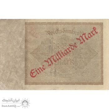 اسکناس 1000 مارک 1922 جمهوری وایمار - تک - VF - آلمان
