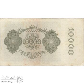 اسکناس 10000 مارک 1922 جمهوری وایمار - تک - VF - آلمان