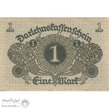اسکناس 1 مارک 1920 جمهوری وایمار - تک - VF - آلمان