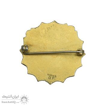 نشان آموزشگاه پرستاری رضا شاه - جمعیت شیر و خورشید سرخ - AU - محمد رضا شاه