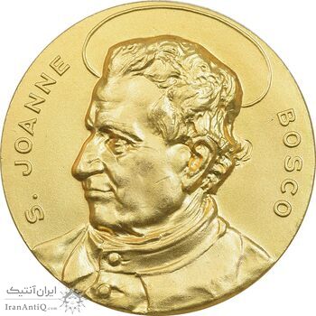 مدال کالج دون بوسکو تهران (ضرب فرانسه) - طلایی - UNC - محمد رضا شاه