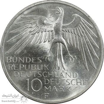 سکه 10 مارک 1972F المپیک مونیخ - MS64 - آلمان