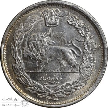 سکه 1000 دینار 1337 جلوس - MS65 - احمد شاه