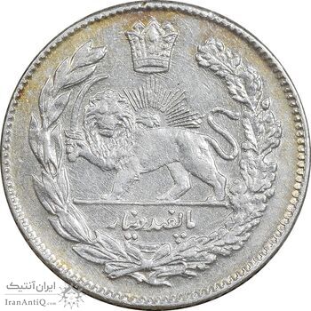 سکه 500 دینار 1331 تصویری - MS61 - احمد شاه