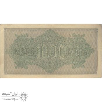اسکناس 1000 مارک 1922 جمهوری وایمار - تک - VF - آلمان