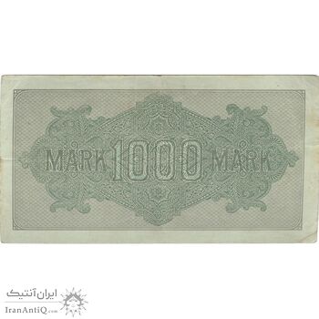 اسکناس 1000 مارک 1922 جمهوری وایمار - تک - VF - آلمان