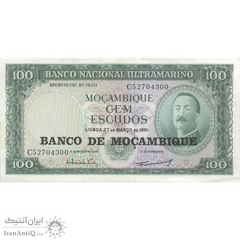 اسکناس 100 اسکودو بدون تاریخ (1976) - جمهوری خلق - تک - AU - موزامبیک