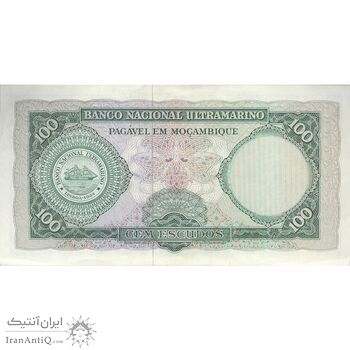 اسکناس 100 اسکودو بدون تاریخ (1976) - جمهوری خلق - تک - AU - موزامبیک