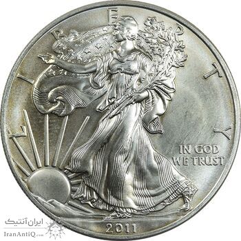 مدال یادبود 1 دلار 2011 عقاب - PF65 - آمریکا