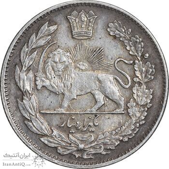 سکه 1000 دینار 1331 تصویری - AU55 - احمد شاه