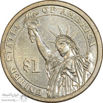 سکه یک دلار 2007D ریاست جمهوری جرج واشنگتن - MS61 - آمریکا