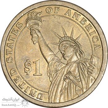 سکه یک دلار 2007P ریاست جمهوری جرج واشنگتن - AU58 - آمریکا