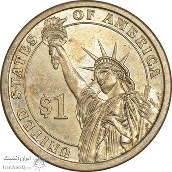 سکه یک دلار 2007D ریاست جمهوری توماس جفرسون - AU58 - آمریکا