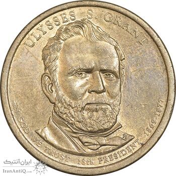 سکه یک دلار 2011D ریاست جمهوری یولیسیز سایمن گرانت - MS61 - آمریکا