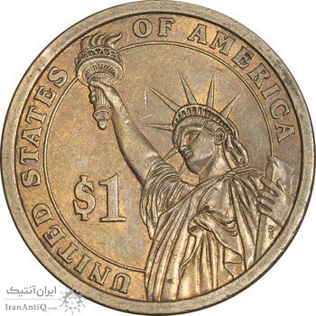 سکه یک دلار 2007P ریاست جمهوری جان آدامز - AU55 - آمریکا