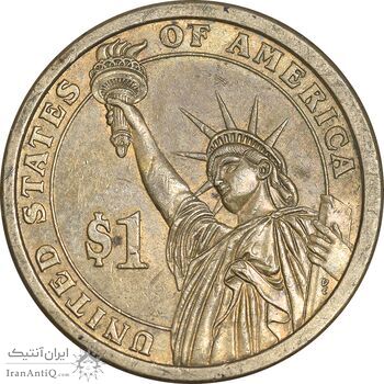 سکه یک دلار 2007P ریاست جمهوری جان آدامز - AU55 - آمریکا