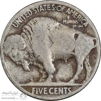 سکه 5 سنت 1920 بوفالو - VF35 - آمریکا