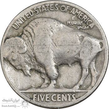 سکه 5 سنت 1925 بوفالو - EF40 - آمریکا