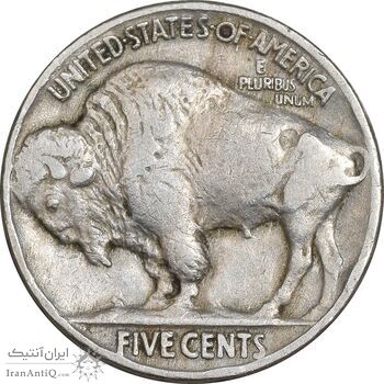 سکه 5 سنت 1929 بوفالو - EF40 - آمریکا