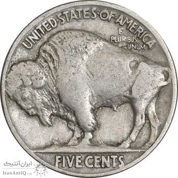 سکه 5 سنت 1930 بوفالو - EF40 - آمریکا