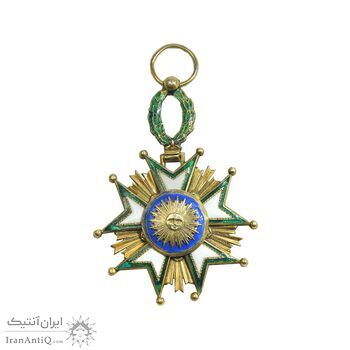 نشان تاج درجه چهار 1332 - AU - احمد شاه