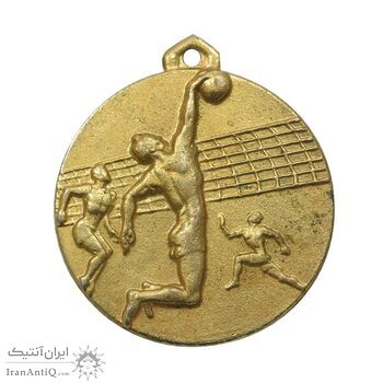مدال آویز ورزشی مسابقات نیروی هوایی - والیبال - EF - محمد رضا شاه