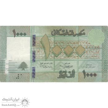 اسکناس 1000 لیره 2016 جمهوری - تک - VF - لبنان