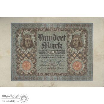 اسکناس 100 مارک 1920 جمهوری وایمار - تک - EF - آلمان
