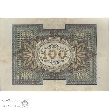 اسکناس 100 مارک 1920 جمهوری وایمار - تک - EF - آلمان