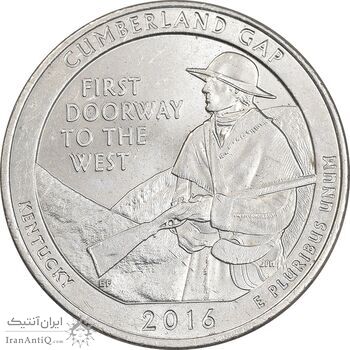 سکه کوارتر دلار 2016P (پارک ملی تاریخی کامبرلند گپ) - MS61 - آمریکا سکه کوارتر دلار 2016P (پارک ملی تاریخی کامبرلند گپ) - MS61 - آمریکا