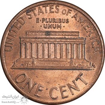 سکه 1 سنت 1992D لینکلن - MS62 - آمریکا